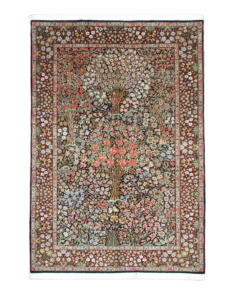 ペルシャ絨毯ケルマン産毛100％ 160×242cm商品番号76893