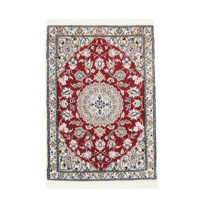 ペルシャ絨毯<br>ナイン産<br>毛＆絹 60×92cm<br>商品番号 78956