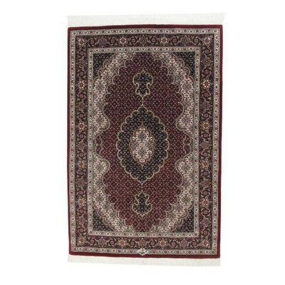 ペルシャ絨毯<br>タブリーズ産<br>毛＆絹 82x125cm<br>商品番号78688
