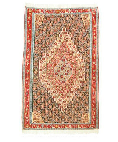 ペルシャ絨毯<br>コルディスタンキリム<br>毛100% 245×157cm<br>商品番号78905