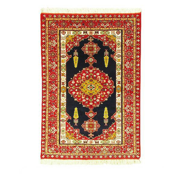 ペルシャ絨毯トルクメン産毛100％ 113×158cm商品番号80446