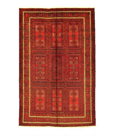 ペルシャ絨毯<br>バルーチ<br>毛100％ 140×222cm<br>商品番号80458
