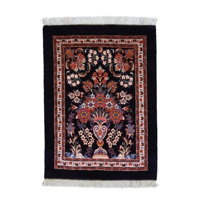 ペルシャ絨毯<br>カシュガイ<br>毛100％  73×101cm<br>商品番号80461