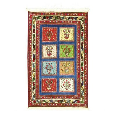 ペルシャ絨毯 キリム<br>シルジャン産<br>毛100%　65×105cm<br>商品番号80424