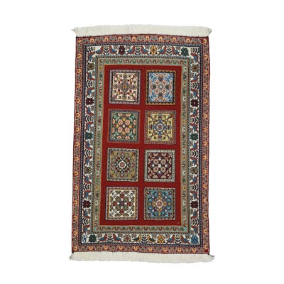 ペルシャ絨毯 キリム<br>シルジャン産<br>毛100%　60×96cm<br>商品番号80426
