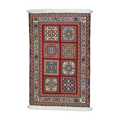 ペルシャ絨毯<br> キリムシルジャン産<br>毛100%　59×90cm<br>商品番号80427