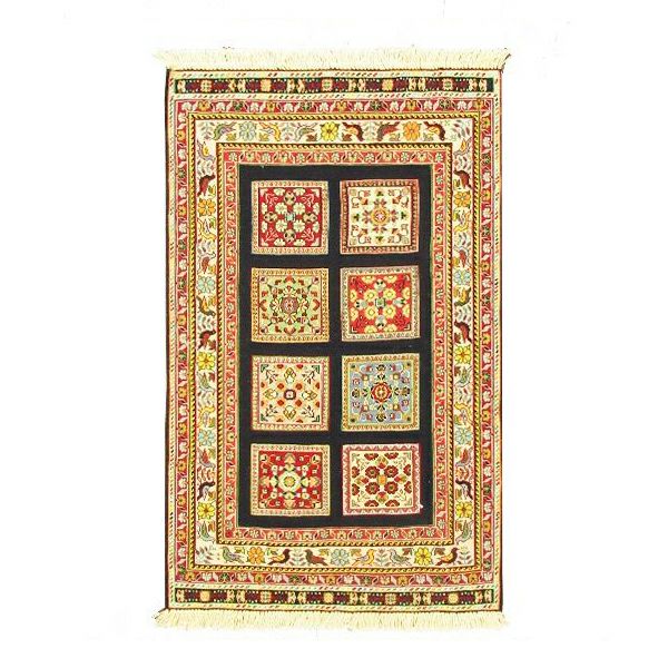 ペルシャ絨毯 キリムシルジャン産毛100% 60×98cm商品番号80431