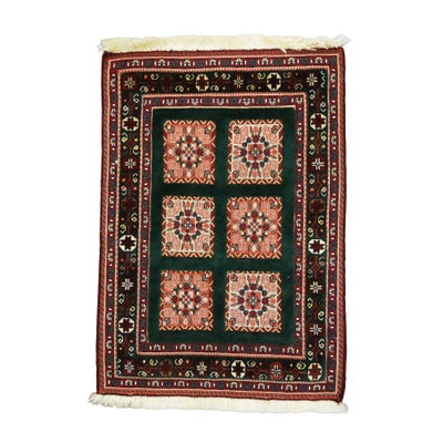 ペルシャ絨毯<br>キリムシルジャン産<br>毛100%　62×87cm<br>商品番号80432