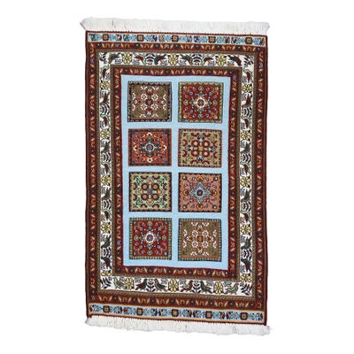 ペルシャ絨毯 キリム<br>シルジャン産<br>毛100%　60×94cm<br>商品番号80436
