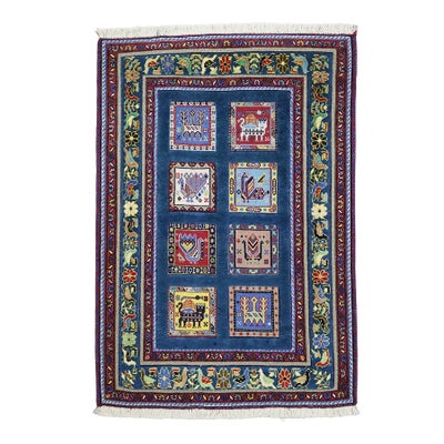 ペルシャ絨毯 キリム<br>シルジャン産<br>毛100%　83×119cm<br>商品番号80409