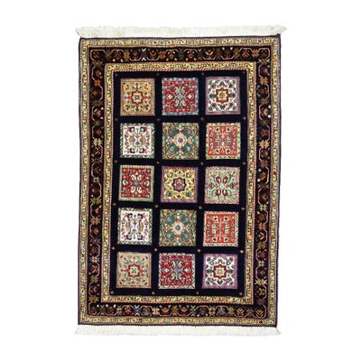 ペルシャ絨毯 キリム<br>シルジャン産<br>毛100%　81×117cm<br>商品番号80405