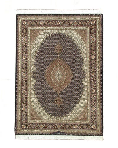 ペルシャ絨毯<br>タブリーズ産<br>アッドラヒアン工房<br>毛＆絹  150×215cm<br>商品番号80660