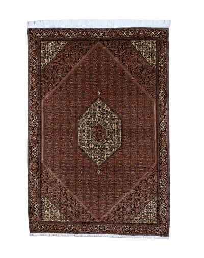 ペルシャ絨毯 <br>ビジャー産<br>毛100％  136×199cm<br>商品番号80666