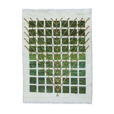 ペルシャ絨毯<br>シラーズ産ギャッベ<br>ファインカシュクリ<br>毛100％　66×88cm<br>商品番号83188