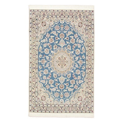 ペルシャ絨毯<br>ナイン産<br>毛＆絹  95×161cm<br>商品番号83455