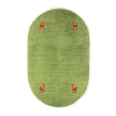 ペルシャ絨毯 手織りシラーズ産<br>ギャッベ<br>毛100％ 78×49cm<br>商品番号 81230
