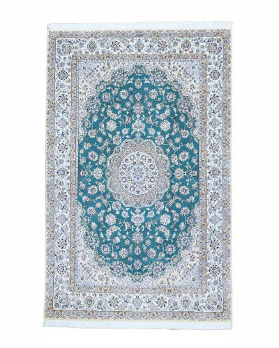 ペルシャ絨毯<br>ナイン産（シシラ）<br>ハビビアン工房<br>毛＆絹 　156×248ｃｍ<br>商品番号84946