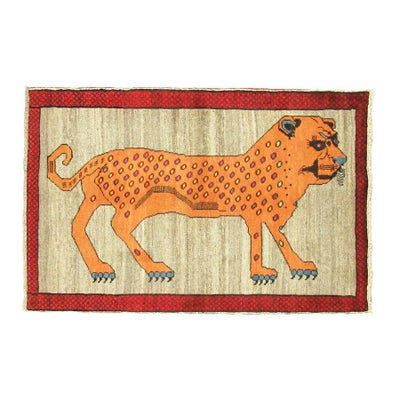 ペルシャ絨毯<br>シラーズ産<br>毛100％ 105×155cm<br>商品番号82030