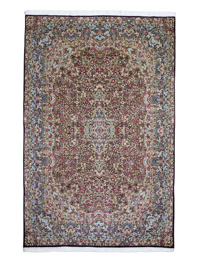 ペルシャ絨毯<br>ケルマン産<br>毛100％　199×297cm<br>商品番号77307