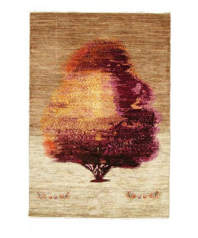 ペルシャ絨毯<br>シラーズ産ギャッベ<br>ファインカシュクリ<br>毛100％ 168×249cm<br>商品番号83689