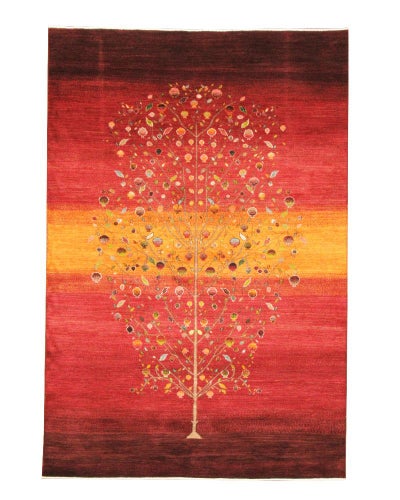 ペルシャ絨毯<br>シラーズ産ギャッベ<br>ファインカシュクリ<br>毛100％ 167×250cm<br>商品番号83691