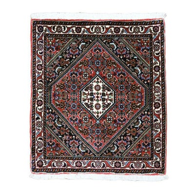 ペルシャ絨毯<br>ビジャー産<br>毛100％　55×62㎝<br>商品番号85775