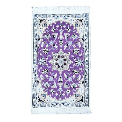 ペルシャ絨毯<br>ナイン産<br>毛＆絹 50×80cm<br>商品番号 85785