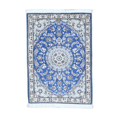 ペルシャ絨毯<br>ナイン産<br>毛＆絹 80×116cm<br>商品番号84577
