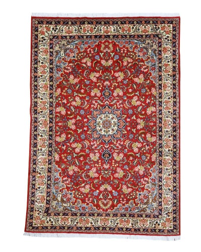 ペルシャ絨毯<br>ハメダン産<br>毛100％ 200×284cm<br>商品番号87629