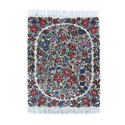 ペルシャ絨毯<br>ケルマン産<br>毛100％ 54×67ｃｍ<br>商品番号87664