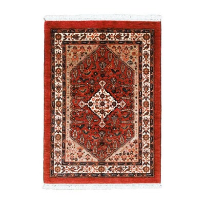 ペルシャ絨毯<br>カシュガイ<br>毛100％  90×125cm<br>商品番号87682