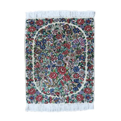ペルシャ絨毯ウール<br>ケルマン産<br>毛100％　55×70cm<br>商品番号87662