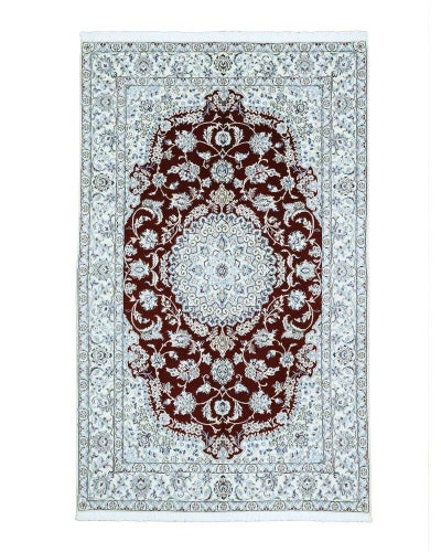 ペルシャ絨毯<br>ナイン産<br>毛＆絹 156×254ｃｍ<br>商品番号87625