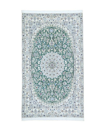 ペルシャ絨毯<br>ナイン産<br>毛＆絹 147×247ｃｍ<br>商品番号87626