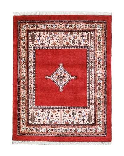 ペルシャ絨毯<br>カシュガイ<br>毛100％  149×190cm<br>商品番号88154