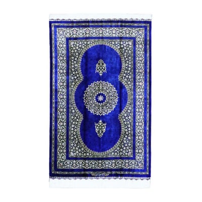 ペルシャ絨毯 クム産<br>アミーラン工房<br>絹100%  98×150cm<br>商品番号87716