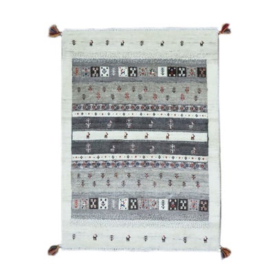 ペルシャ絨毯　手織り<br>ギャッベ　カシュクリ<br>82×120cm<br>No.87642