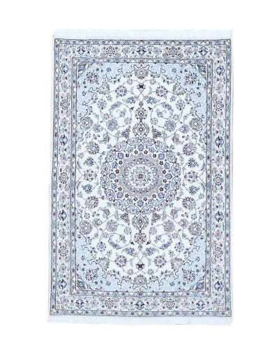 ペルシャ絨毯<br>ナイン産<br>毛＆絹　130×198cm<br>商品番号88244