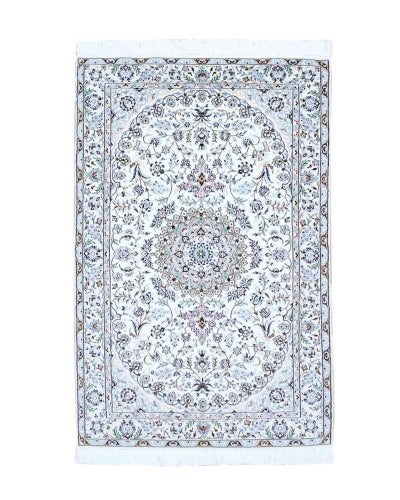 ペルシャ絨毯<br>ナイン産<br>毛＆絹　130×200cm<br>商品番号88248