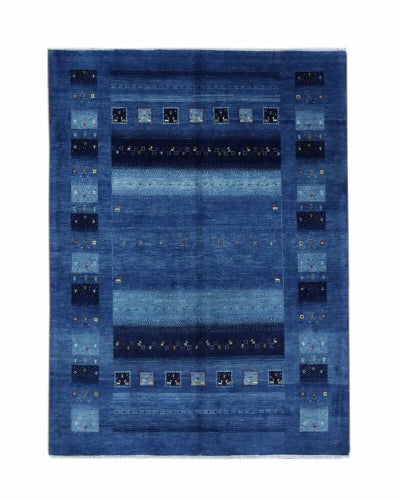 ペルシャ絨毯<br>シラーズ産ギャッベ<br>ファインカシュクリ<br>毛100% 151×200cm <br>商品番号88282