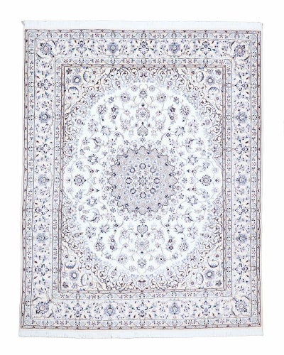 ペルシャ絨毯<br>ナイン産<br>毛＆絹 205×255cm<br>商品番号88682