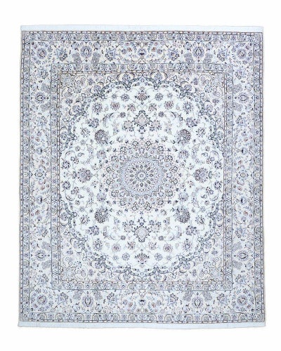 ペルシャ絨毯<br>ナイン産<br>毛＆絹　250×305cm<br>商品番号89029