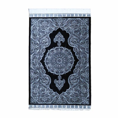 ペルシャ絨毯 クム産 <br>サイーディ工房<br>絹100% 102×150cm<br>商品番号87225