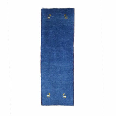 ペルシャ絨毯<br>シラーズ産ギャッベ<br>毛100％　39×112cm<br>商品番号 89564