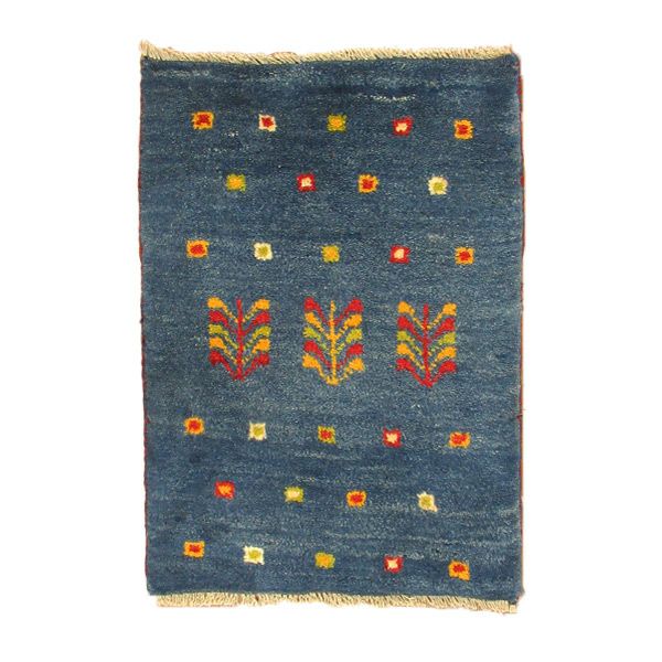 シーラーズ 産 ギャベ 手織り ペルシャギャッベ ファイン 約61cm x 90cm｜SATHI RUGS