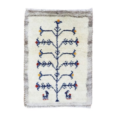  ペルシャ絨毯　手織り<br>ギャッベ<br>41×57cm<br>No.89479