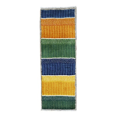ペルシャ絨毯<br>シラーズ産ギャッベ<br>毛100%　52×147cm<br>商品番号 89741