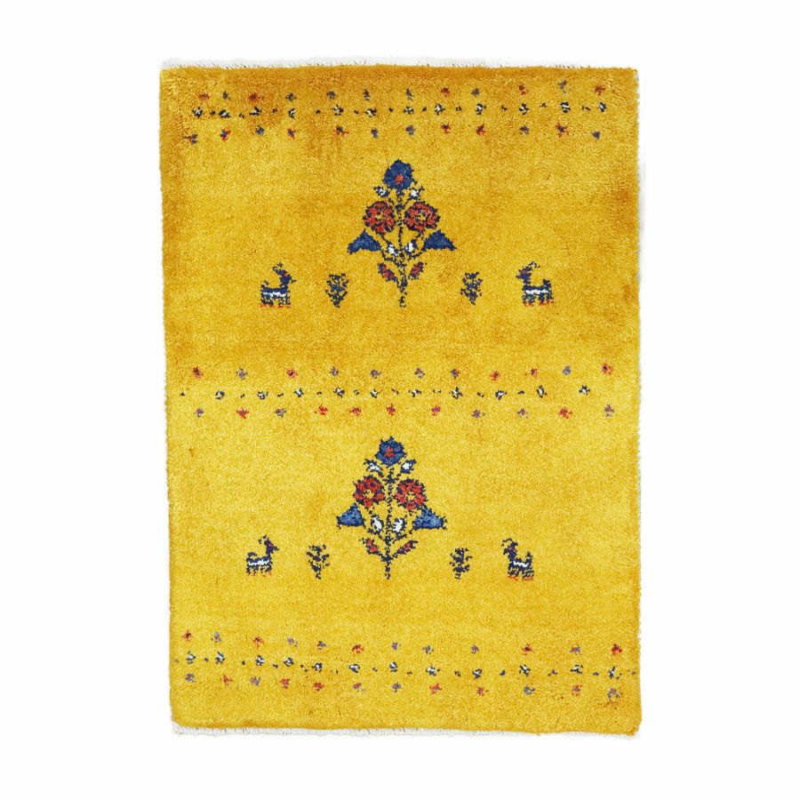 本場イランより仕入れた 草木染めの本格手織りギャッベ｜ペルシャン