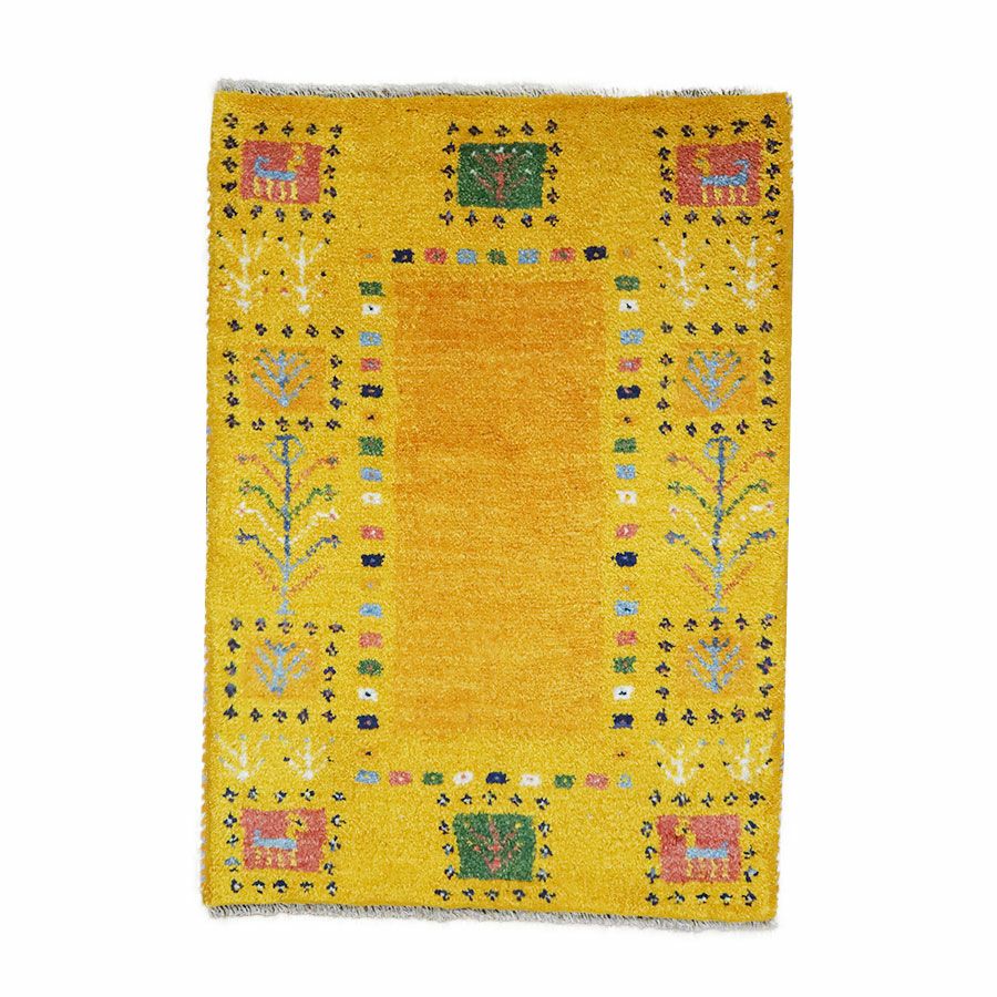 本場イランより仕入れた 草木染めの本格手織りギャッベ｜ペルシャン