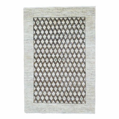ペルシャ絨毯<br>シラーズ産ギャッベ<br>ファインカシュクリ<br>毛100%　104×155cm <br>商品番号89884